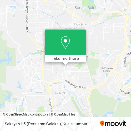 Seksyen U5 (Persiaran Galaksi) map