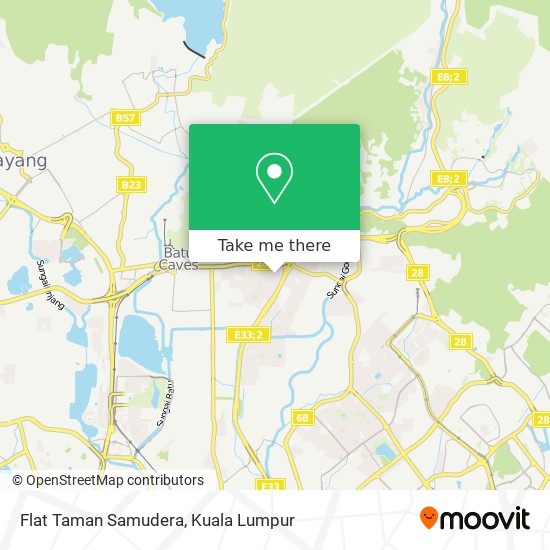 Flat Taman Samudera map