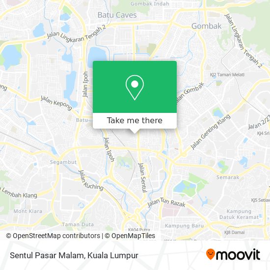 Sentul Pasar Malam map