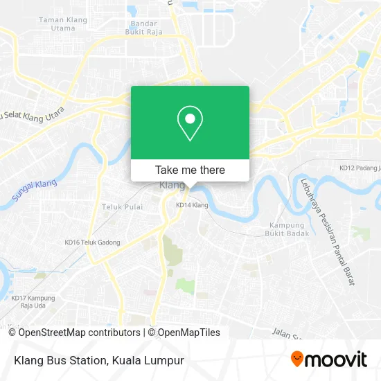 Klang Bus Station map