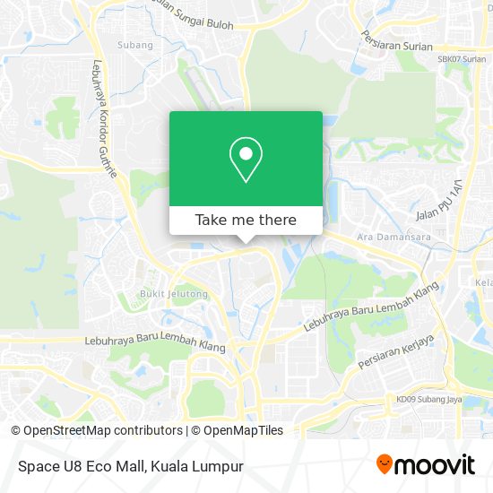 Space U8 Eco Mall map