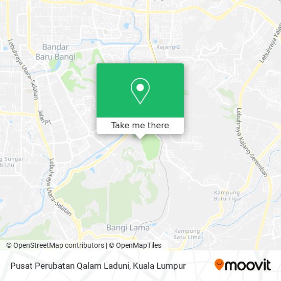 Pusat Perubatan Qalam Laduni map