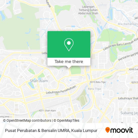 Pusat Perubatan & Bersalin UMRA map