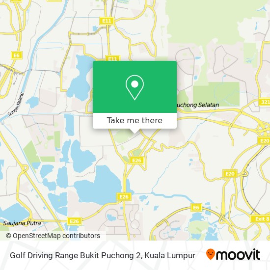 Peta Golf Driving Range Bukit Puchong 2