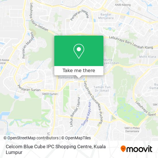 Celcom Blue Cube IPC Shopping Centre map