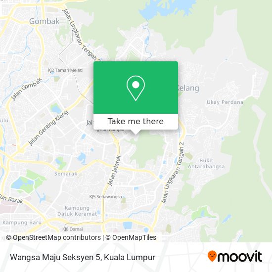Wangsa Maju Seksyen 5 map
