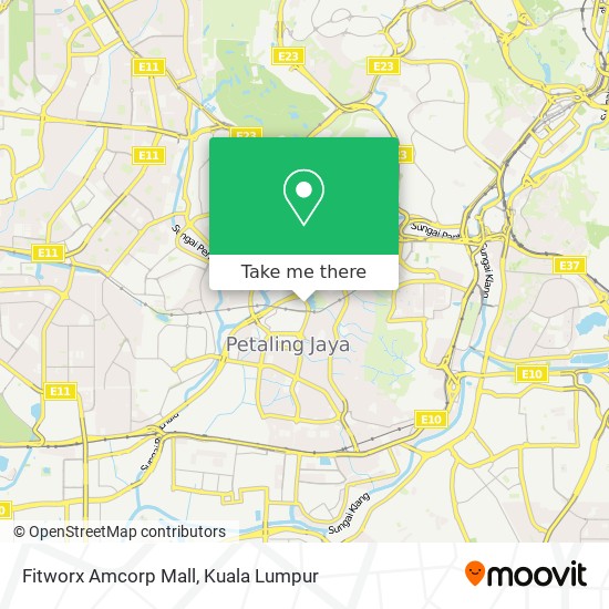 Fitworx Amcorp Mall map