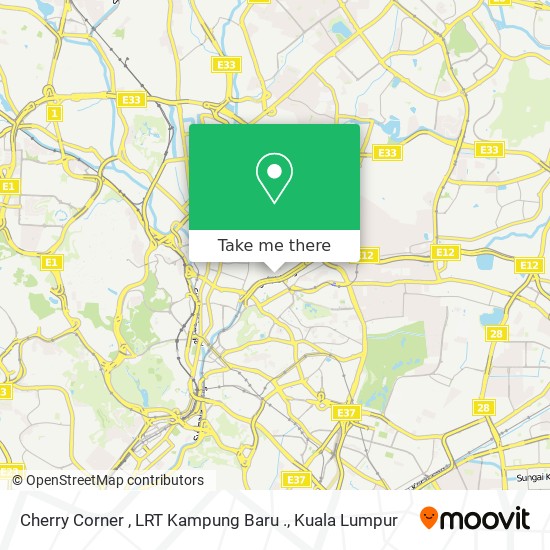 Cherry Corner , LRT Kampung Baru . map