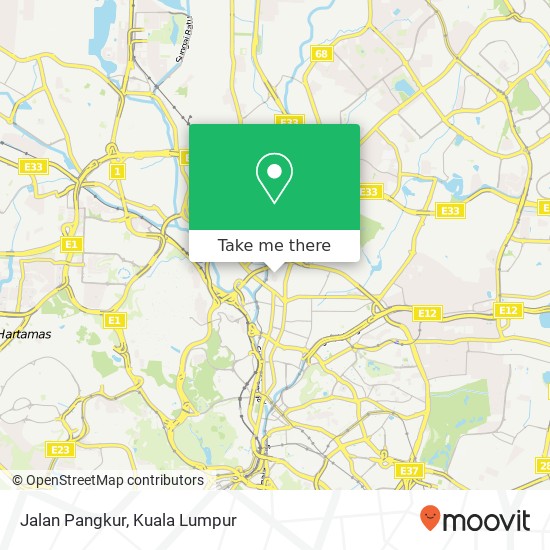 Jalan Pangkur map