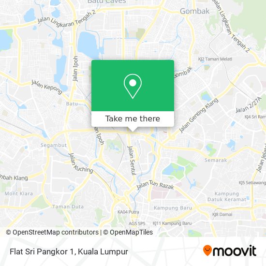 Flat Sri Pangkor 1 map