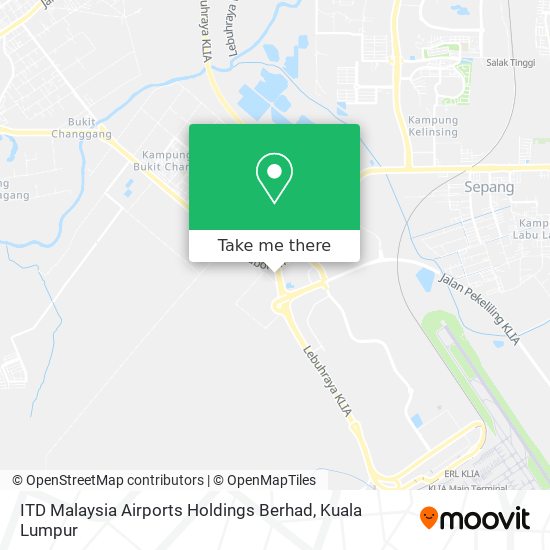 ITD Malaysia Airports Holdings Berhad map
