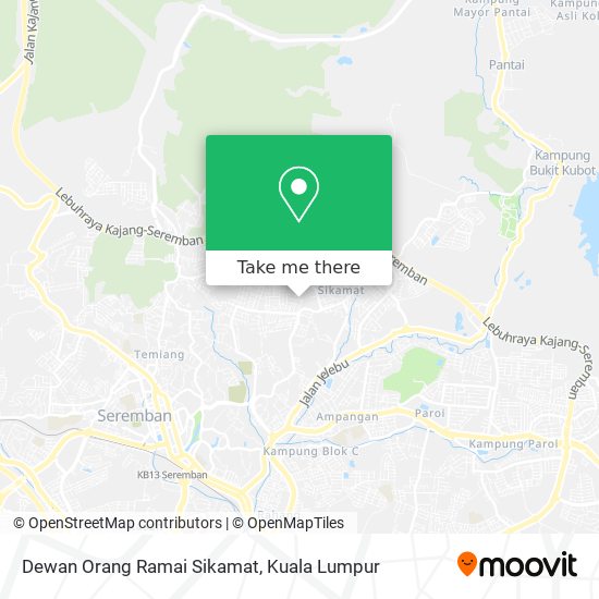 Peta Dewan Orang Ramai Sikamat