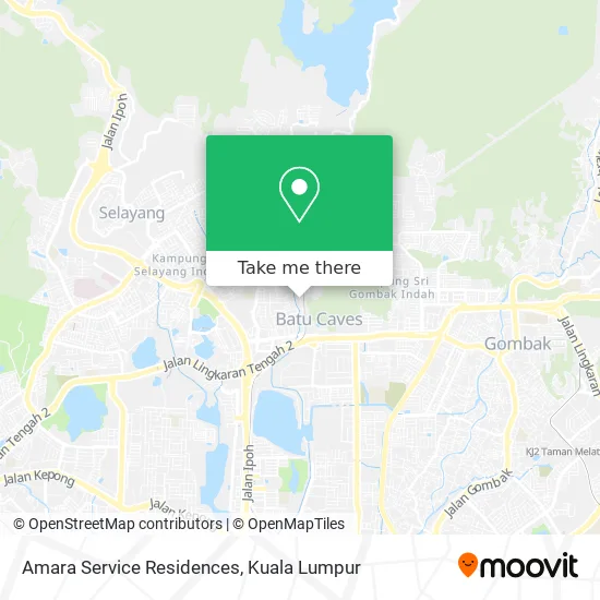 Amara Service Residences map