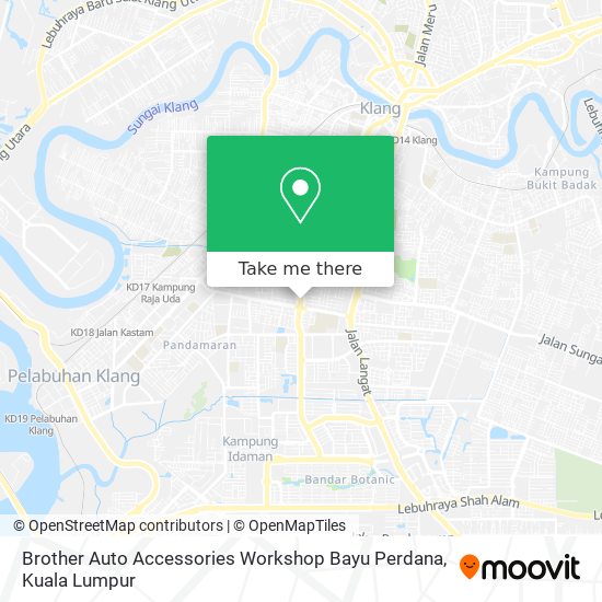 Peta Brother Auto Accessories Workshop Bayu Perdana