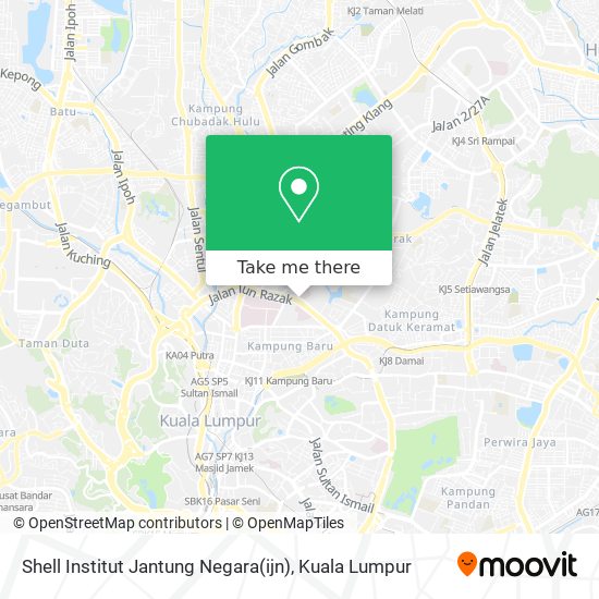 Shell Institut Jantung Negara(ijn) map
