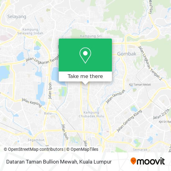 Dataran Taman Bullion Mewah map