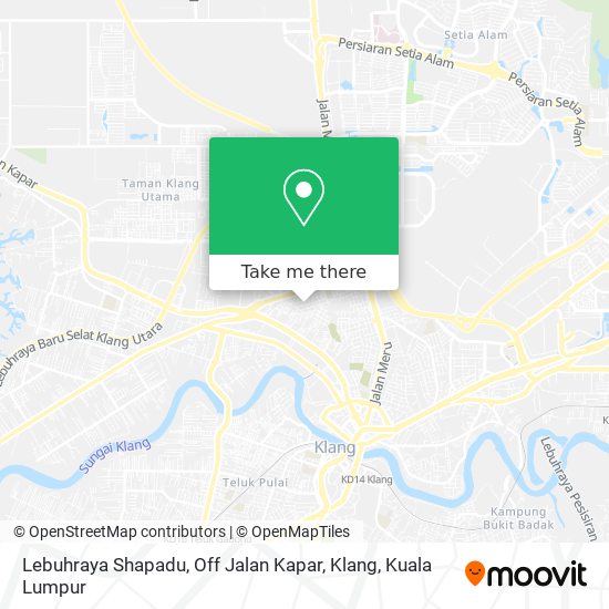 Lebuhraya Shapadu, Off Jalan Kapar, Klang map