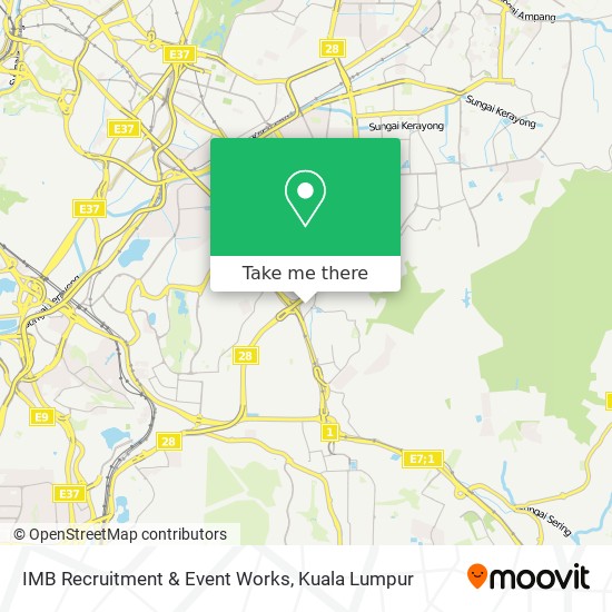 IMB Recruitment & Event Works map