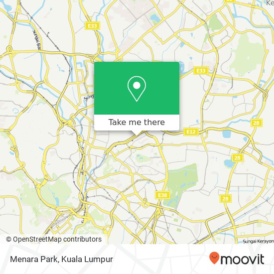 Menara Park map