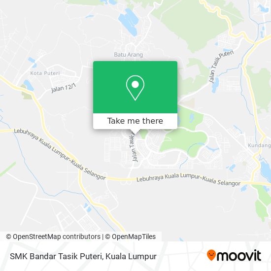 SMK Bandar Tasik Puteri map