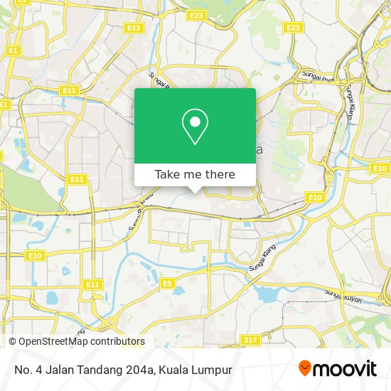 No. 4 Jalan Tandang 204a map