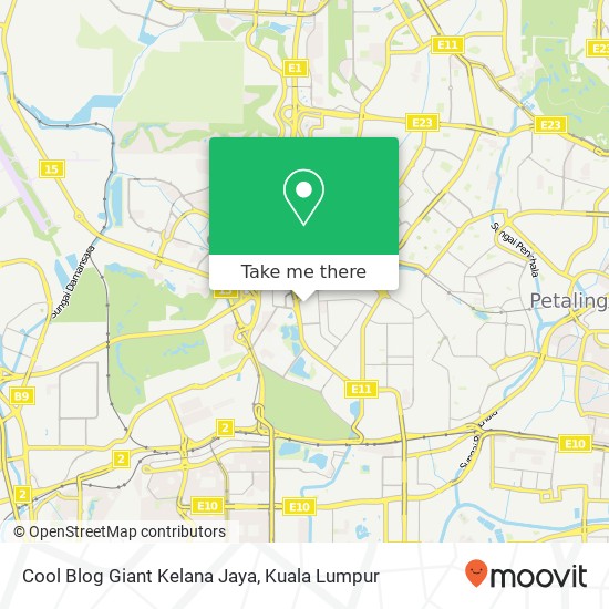 Peta Cool Blog Giant Kelana Jaya