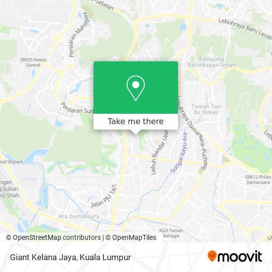 Giant Kelana Jaya map