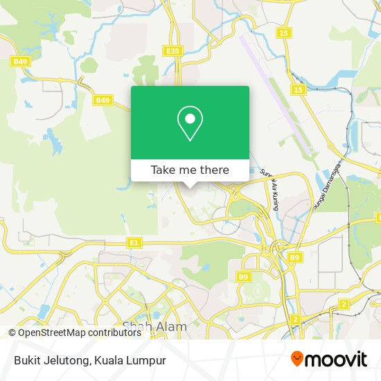 Peta Bukit Jelutong