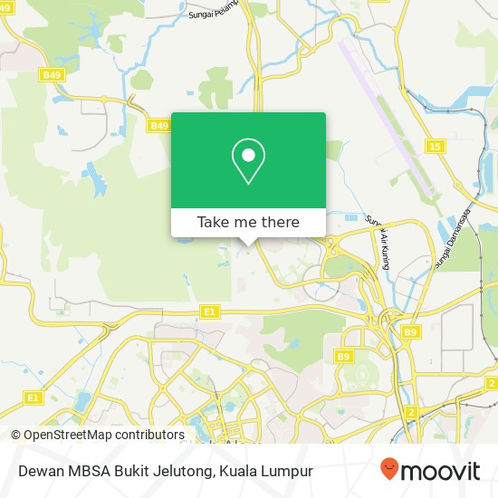 Peta Dewan MBSA Bukit Jelutong