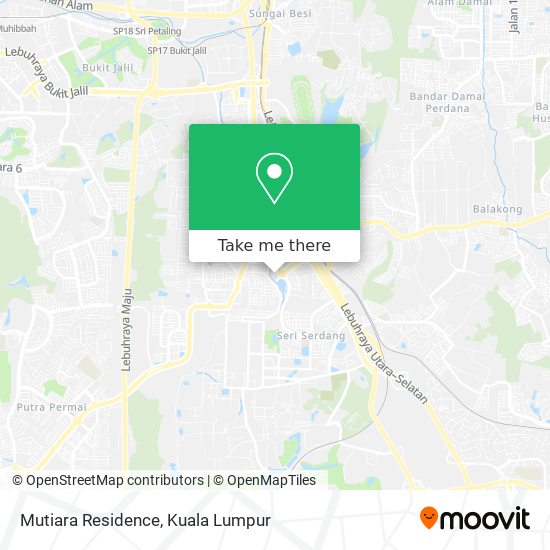 Mutiara Residence map