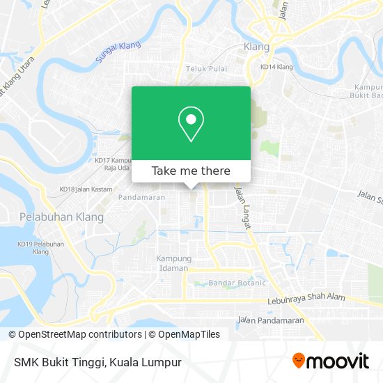 SMK Bukit Tinggi map
