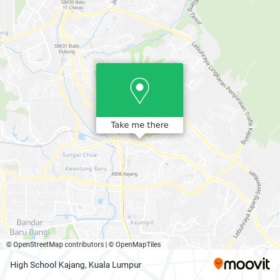 High School Kajang map