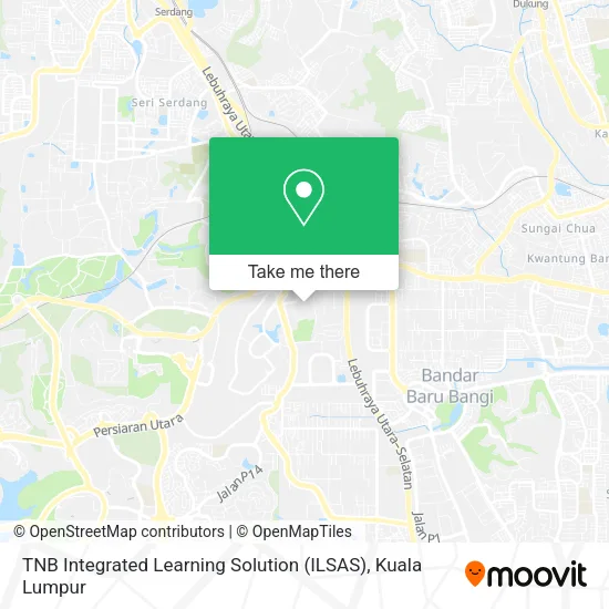 TNB Integrated Learning Solution (ILSAS) map