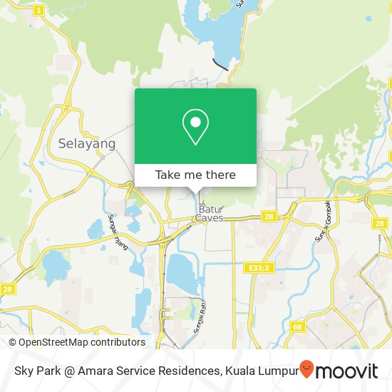 Sky Park @ Amara Service Residences map