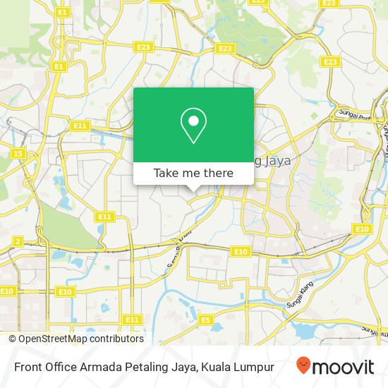 Front Office Armada Petaling Jaya map