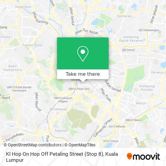 Kl Hop On Hop Off Petaling Street (Stop 8) map
