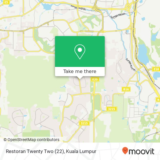 Restoran Twenty Two (22) map