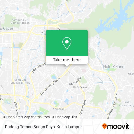 Peta Padang Taman Bunga Raya