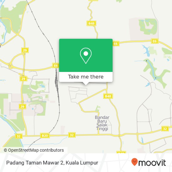 Padang Taman Mawar 2 map