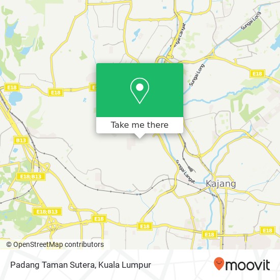 Padang Taman Sutera map