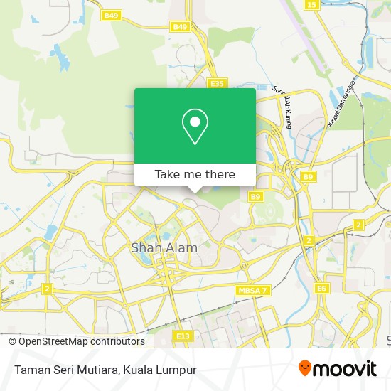 Taman Seri Mutiara map