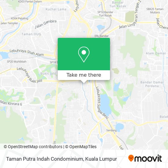 Taman Putra Indah Condominium map