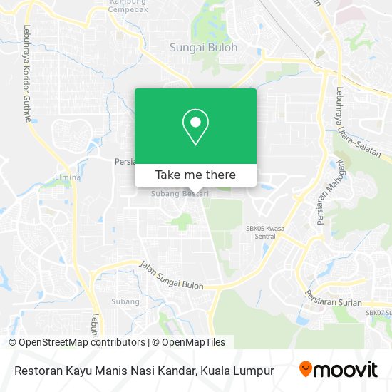 Restoran Kayu Manis Nasi Kandar map
