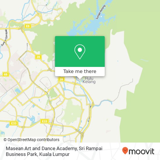 Masean Art and Dance Academy, Sri Rampai Business Park map