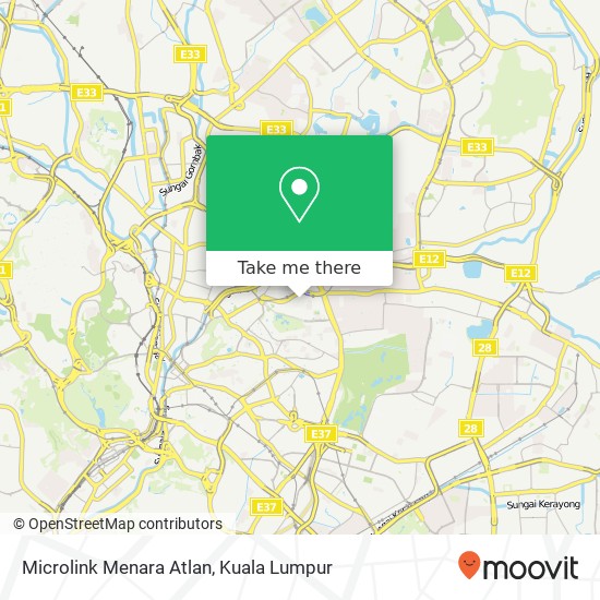 Peta Microlink Menara Atlan