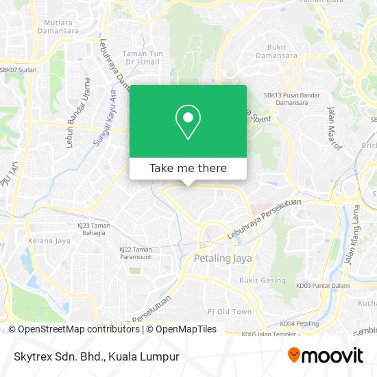 Skytrex Sdn. Bhd. map
