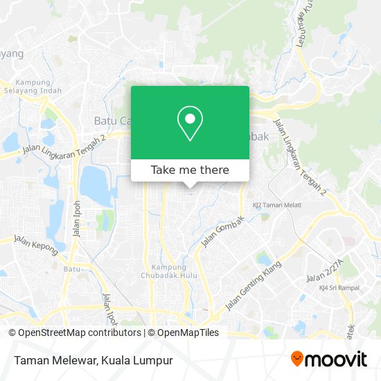 Taman Melewar map