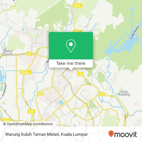 Warung buluh Taman Melati map