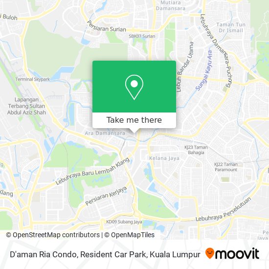 D'aman Ria Condo, Resident Car Park map