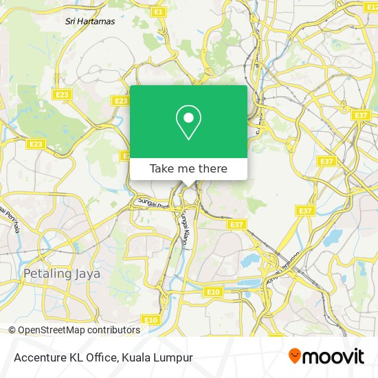 Accenture KL Office map